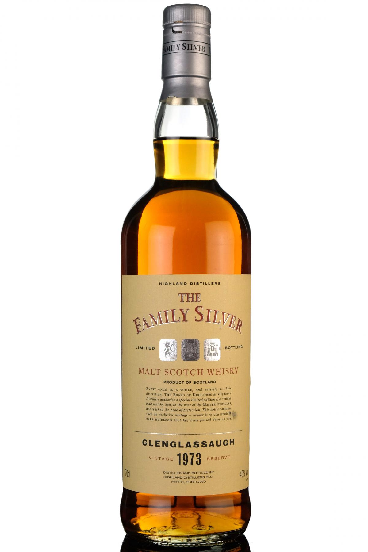 Glenglassaugh 1973 - Family Silver