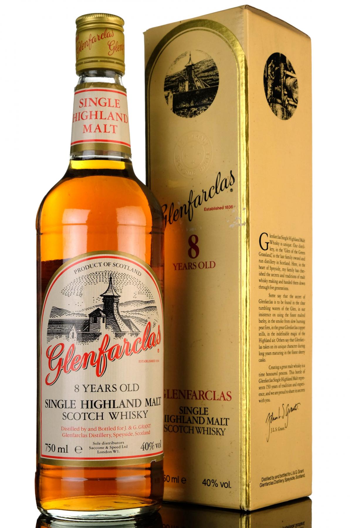 Glenfarclas 8 Year Old - 1980s