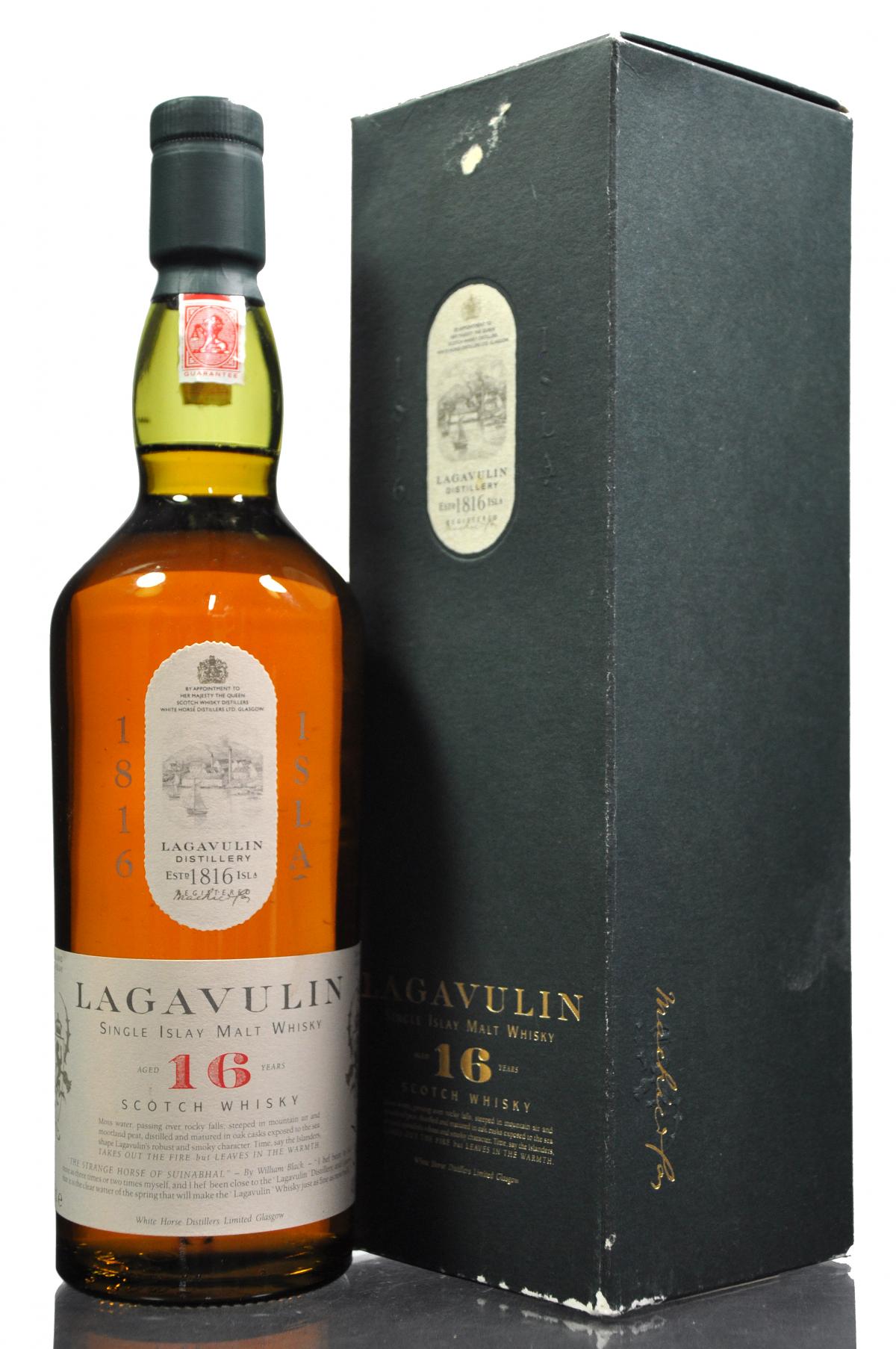 Lagavulin 16 Year Old - White Horse - Late 1980s
