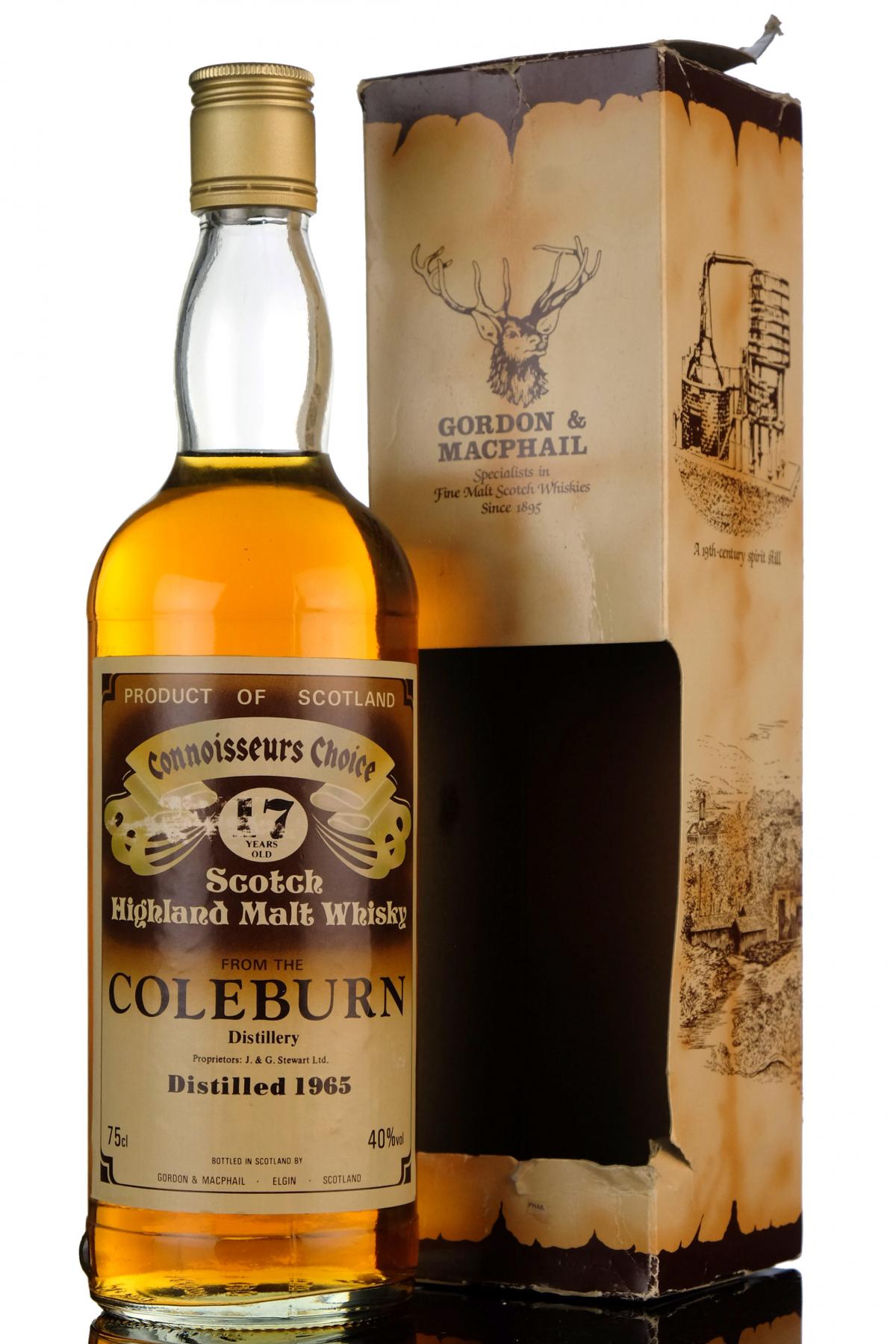 Coleburn 1965 - 17 Year Old - Connoisseurs Choice