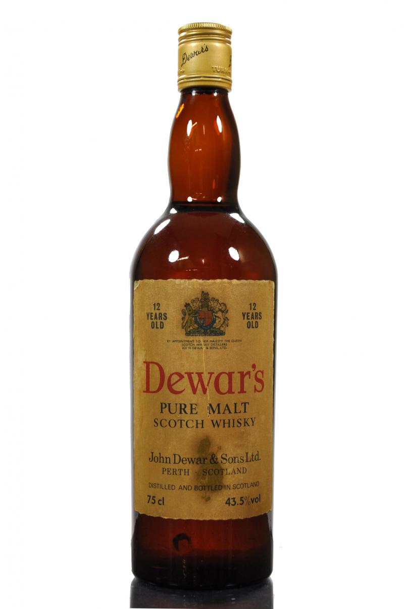 Dewar\'s Pure Malt 12 Year Old - Circa 1980