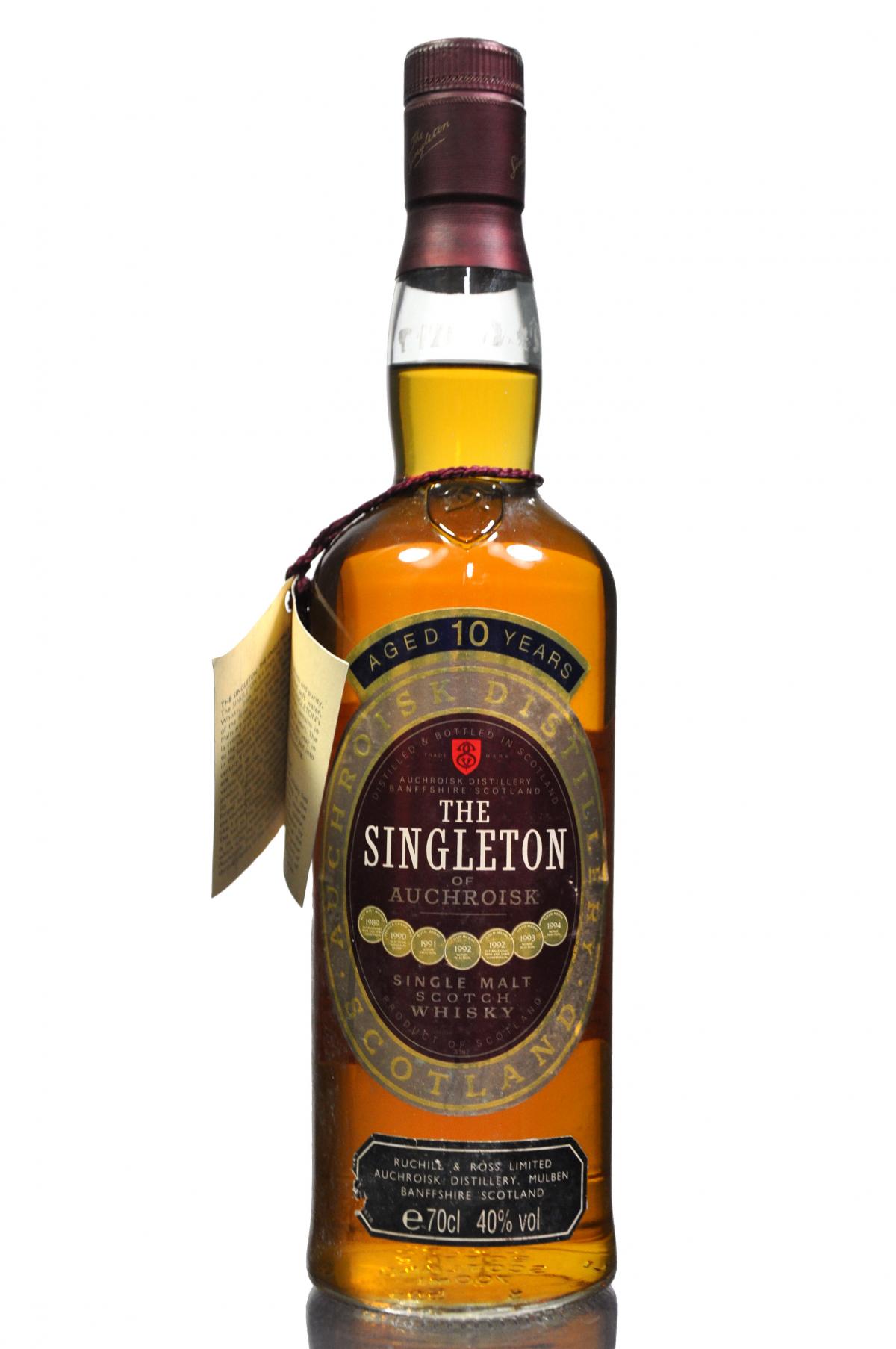 Singleton Of Auchroisk 10 Year Old - Circa 2000