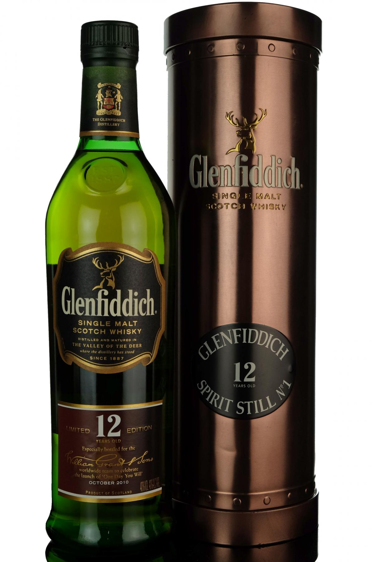 Glenfiddich 12 One Day U Will 2010 Release