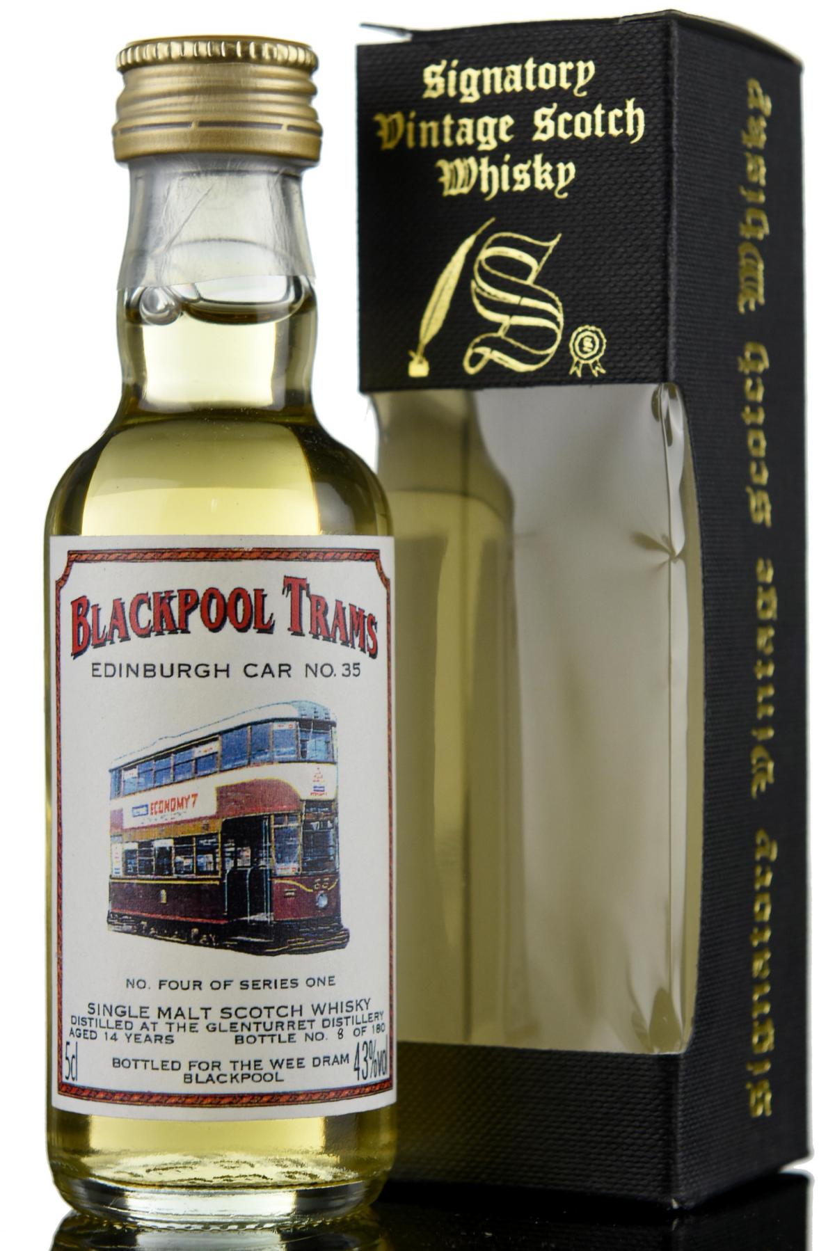Glenturret Blackpool Trams - Edinburgh Car No.35 - Signatory Vintage Miniature