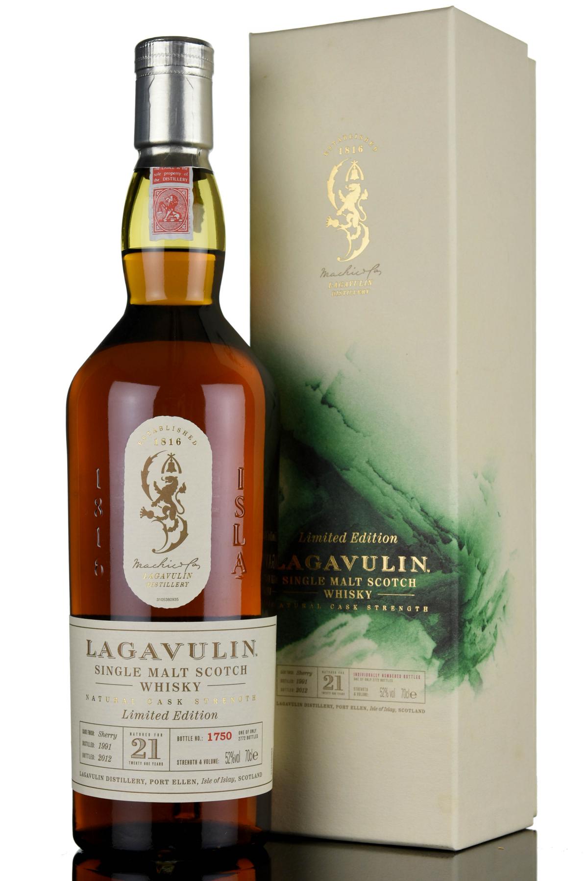 Lagavulin 1991-2012 - 21 Year Old