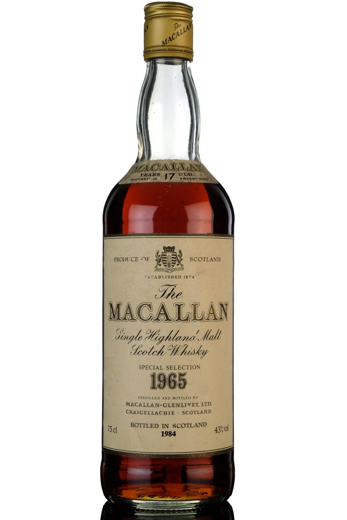 Macallan 1965-1984 - 17 Year Old