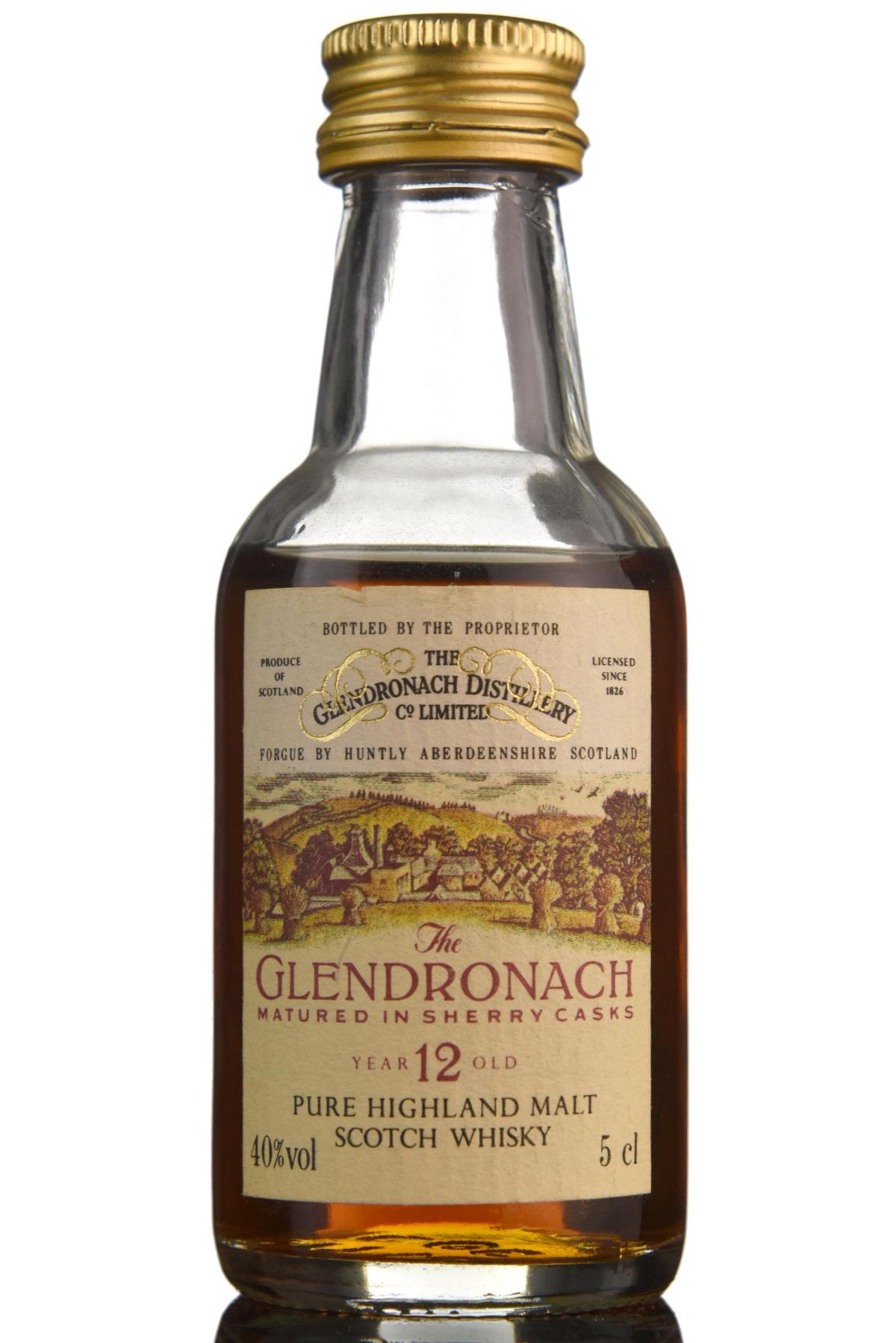 Glendronach 12 Year Old Miniature