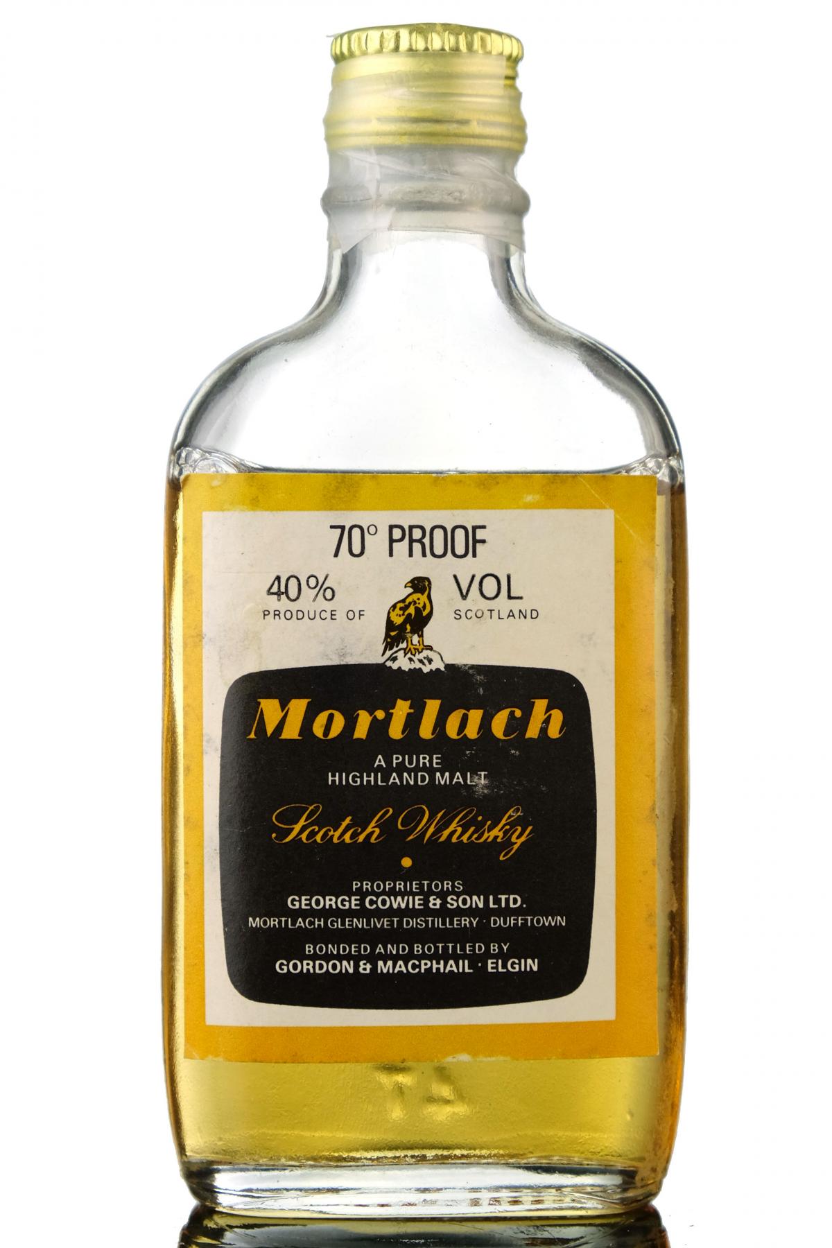 Mortlach 70 Proof  - Gordon & MacPhail Miniature