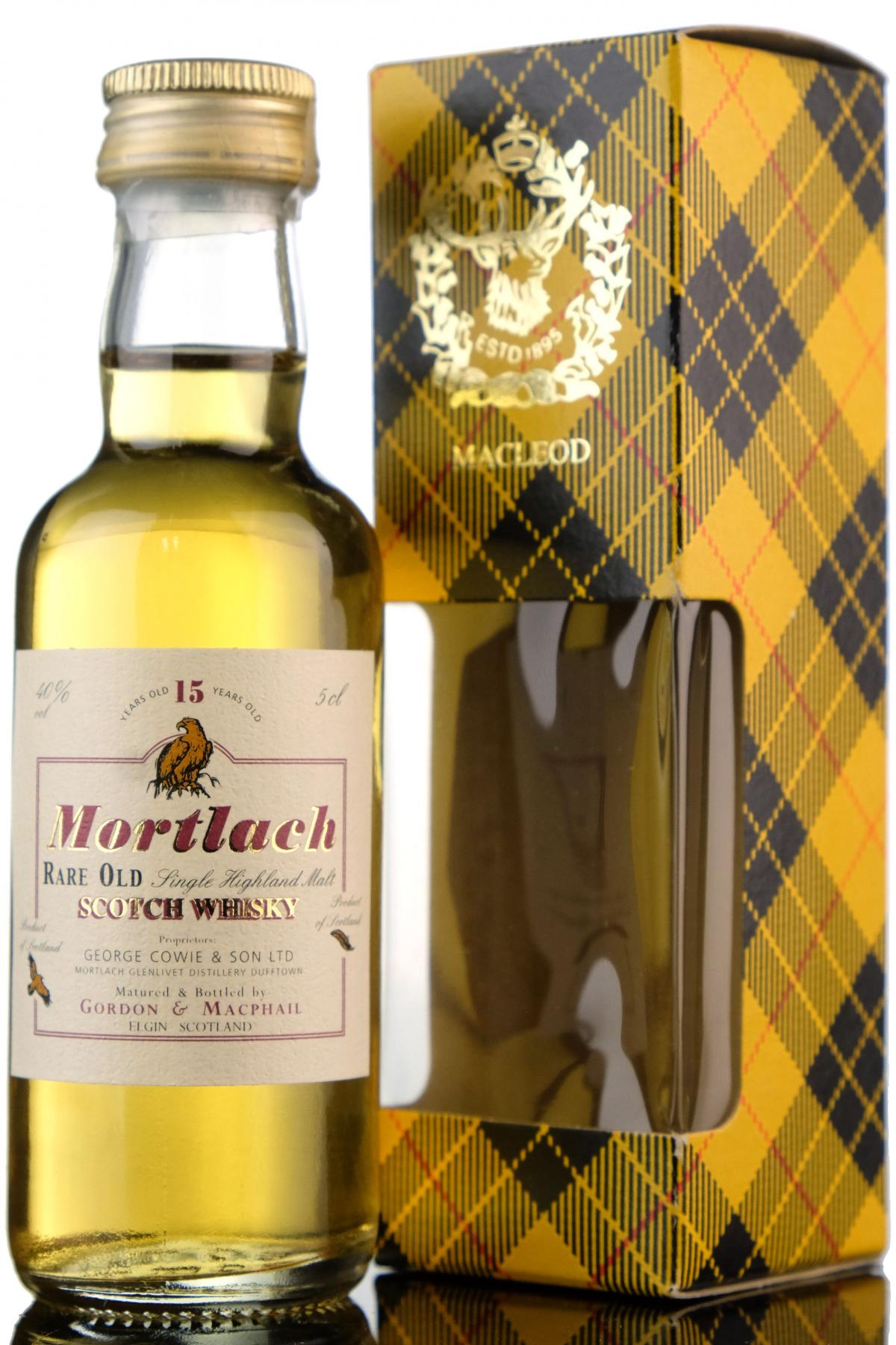 Mortlach 15 Year Old - Gordon & MacPhail Miniature