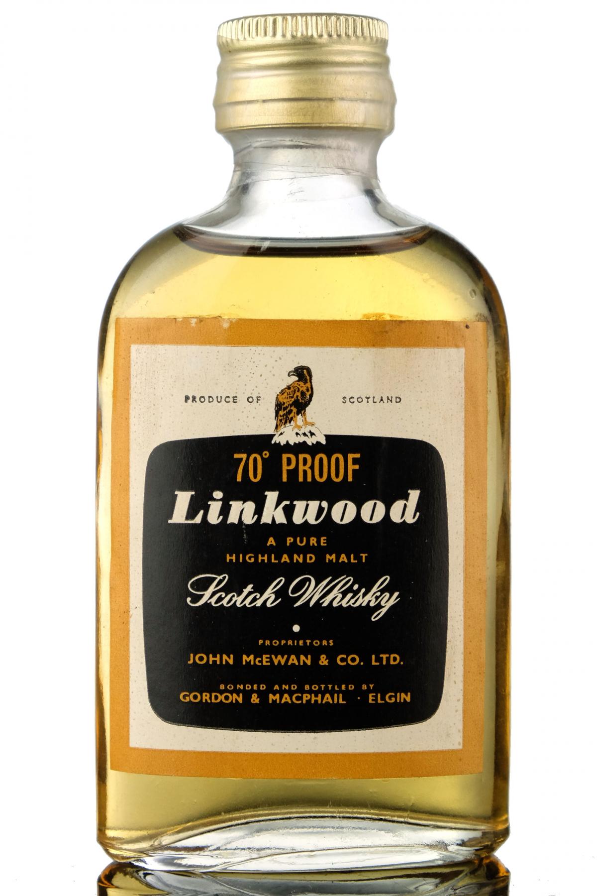 Linkwood 70 Proof - Gordon & MacPhail Miniature