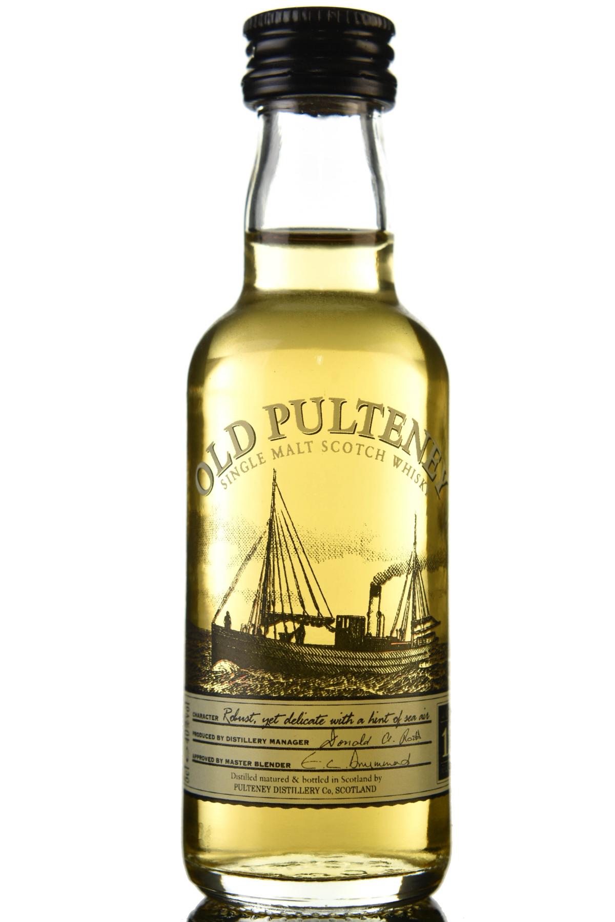 Old Pulteney 12 Year Old Miniature