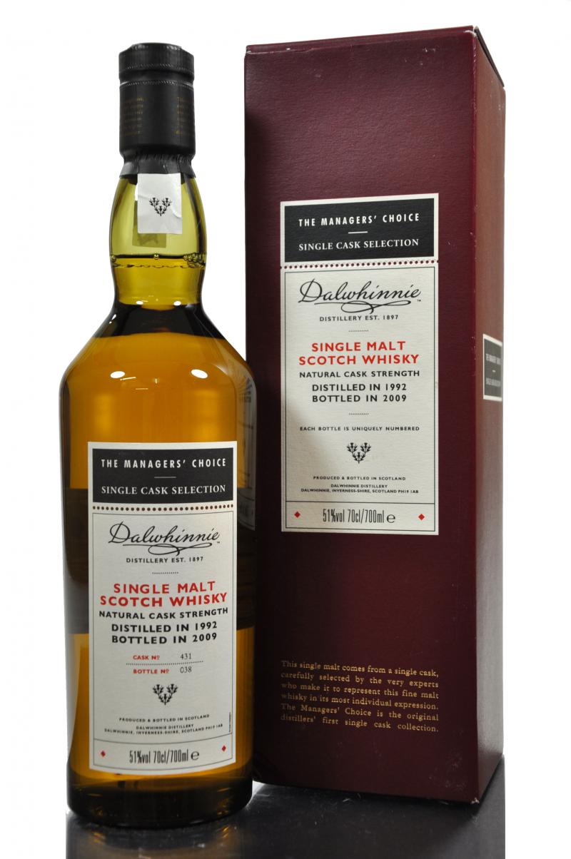 Dalwhinnie 1992-2009 -  Managers Choice