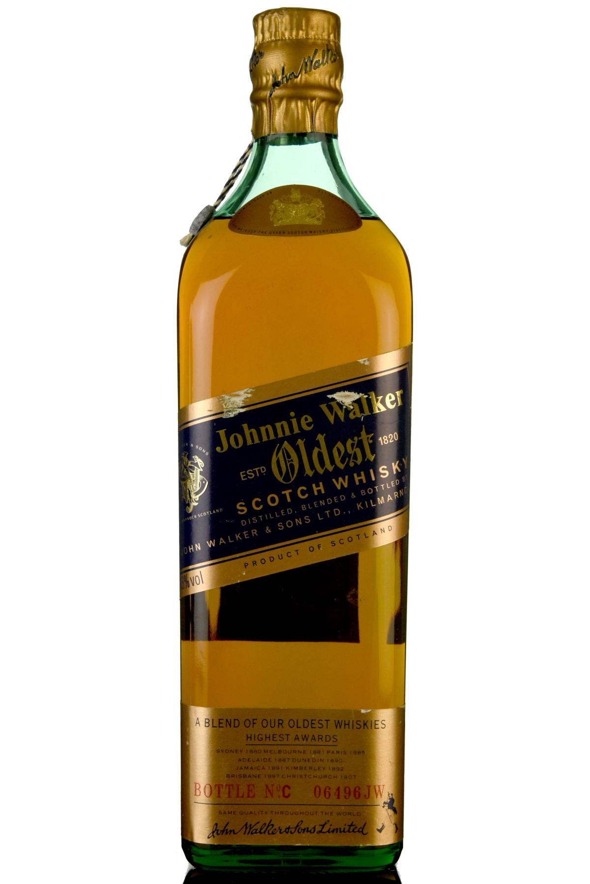 Johnnie Walker Oldest - 1980s