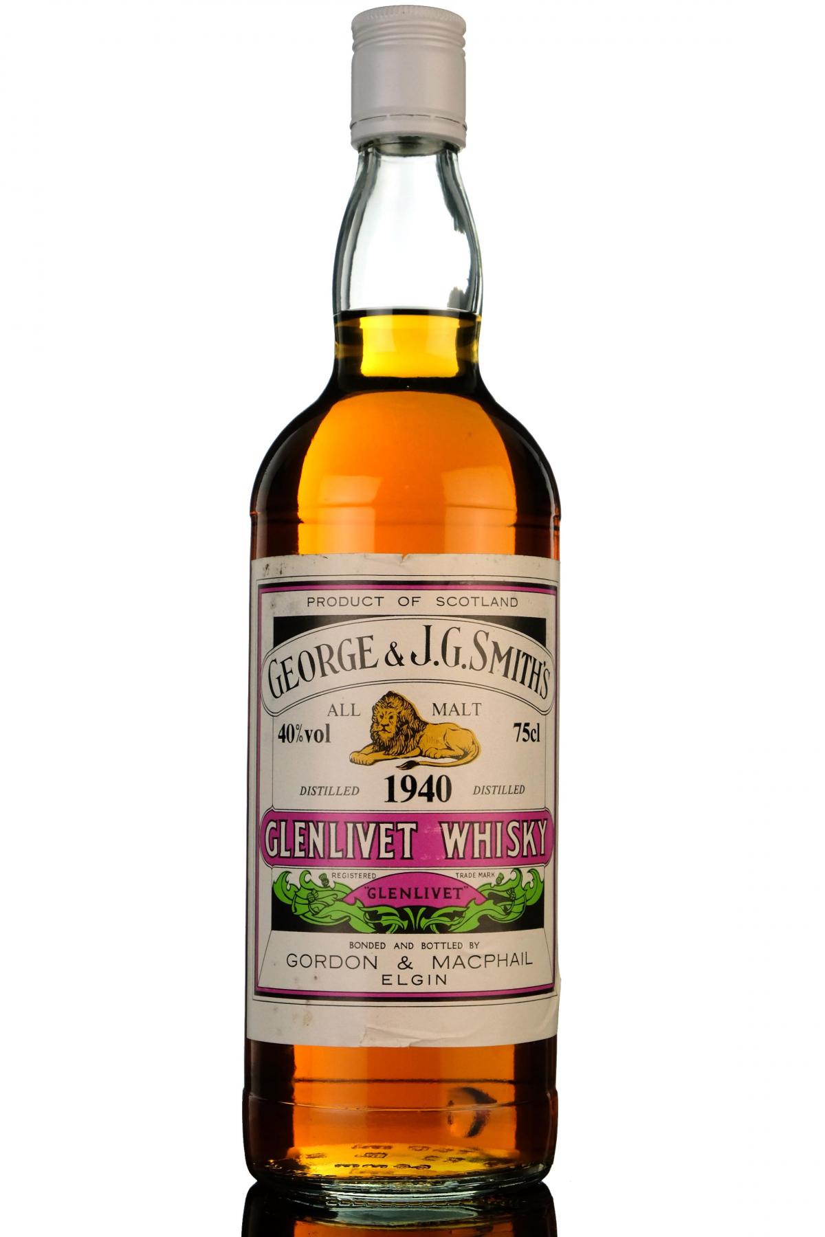 Glenlivet 1940 - Gordon & MacPhail - 1980s