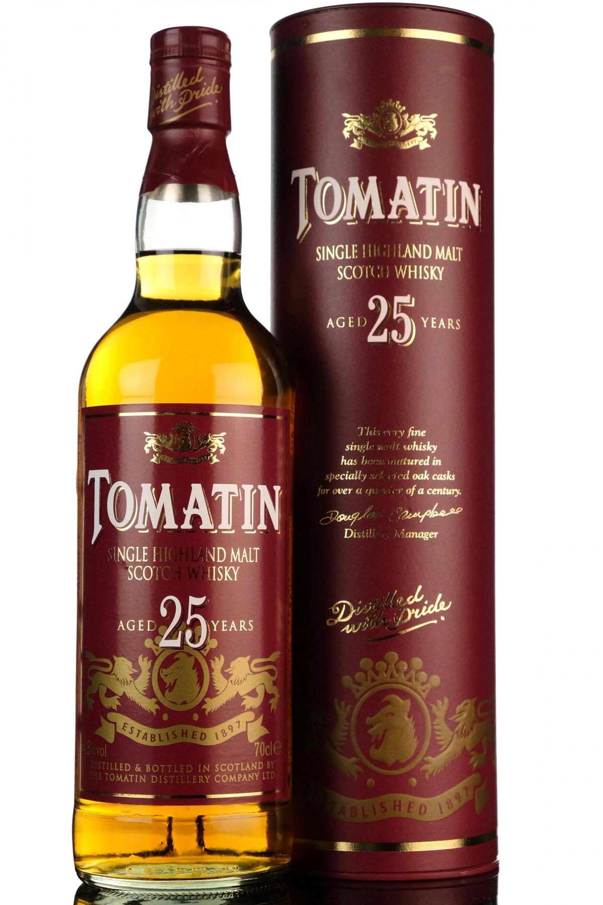 Tomatin 25 Year Old