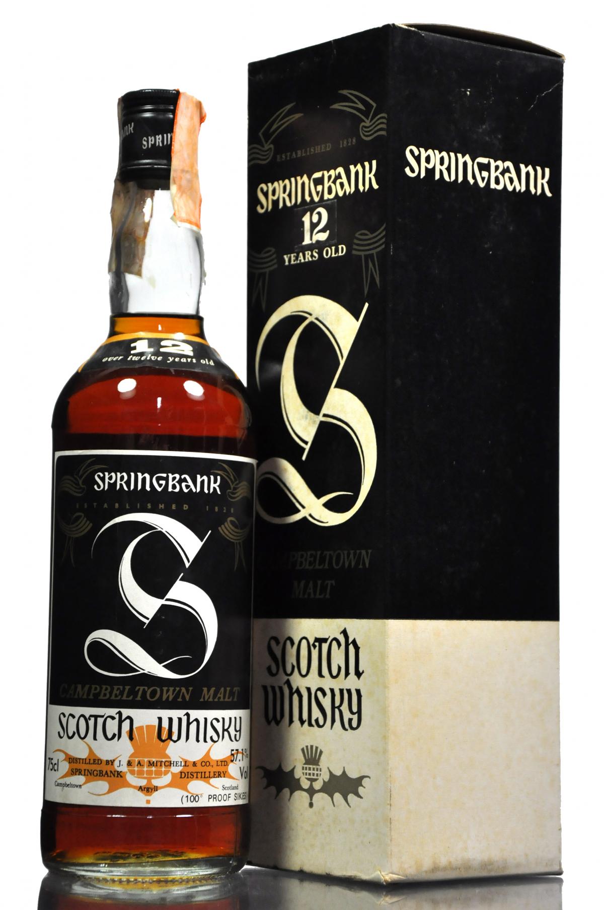 Springbank 12 Year Old - Samaroli 100 Proof