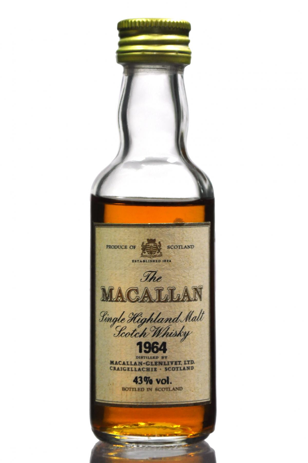 Macallan 1964 Miniature