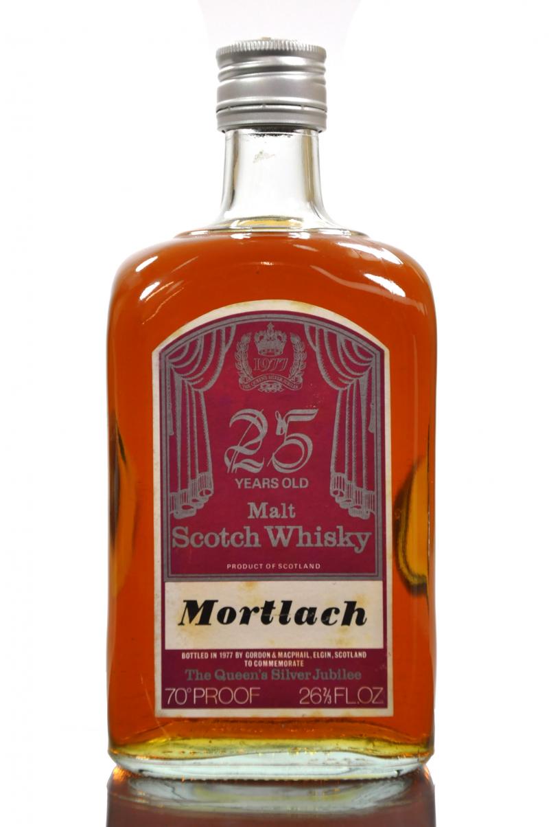Mortlach 25 Year Old - Gordon & MacPhail - Queens Silver Jubilee 1977