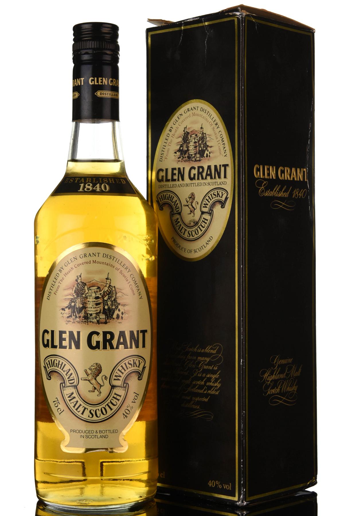 Glen Grant - 1980s