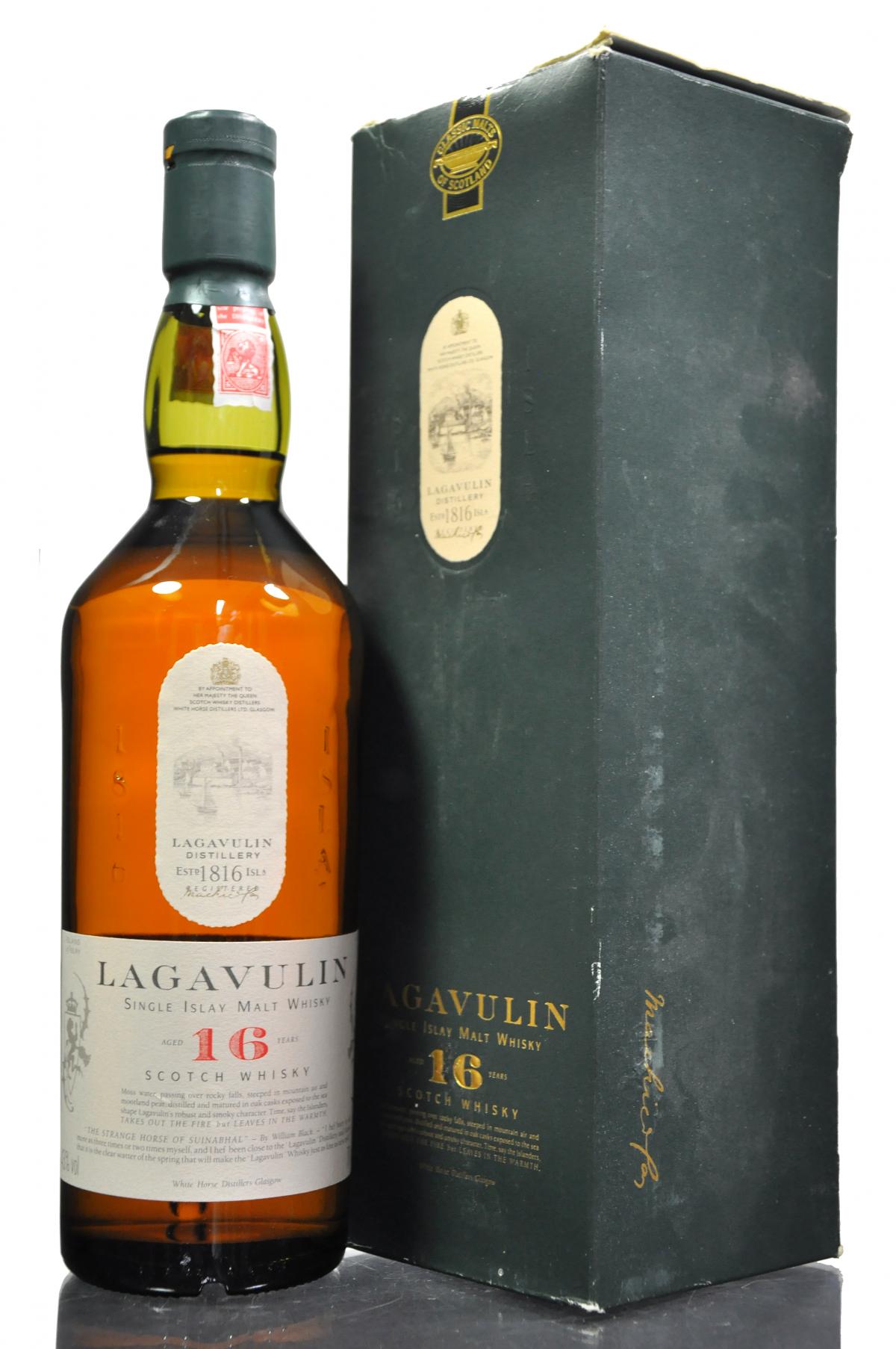 Lagavulin 16 Year Old - White Horse - 1990s