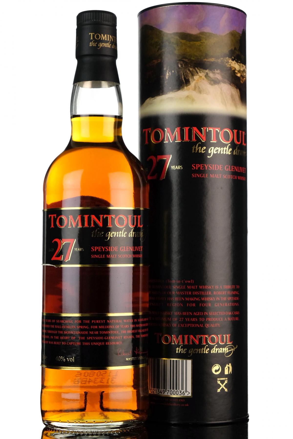 Tomintoul 27 Year Old
