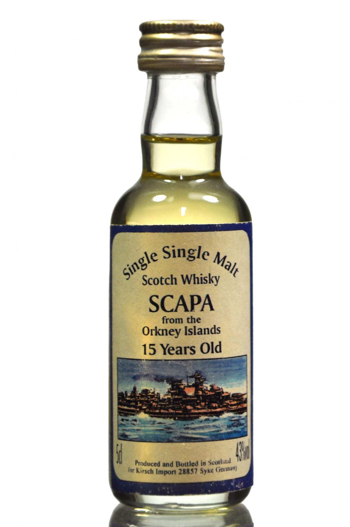 Scapa 15 Year Old Miniature