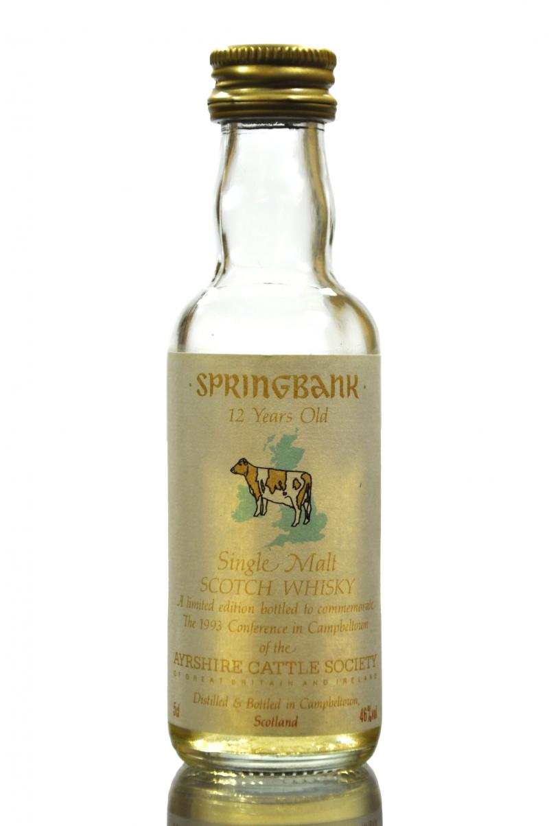 Springbank 1993 Cattle Society Miniature