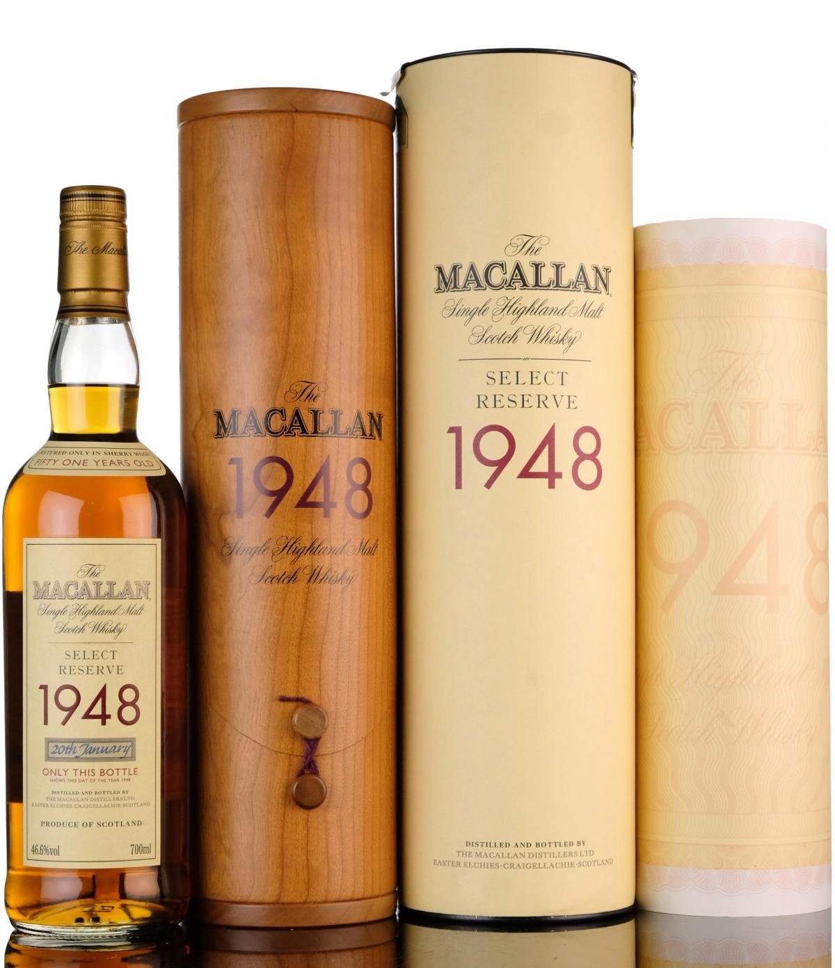 Macallan 1948 - 51 Year Old - Select Reserve