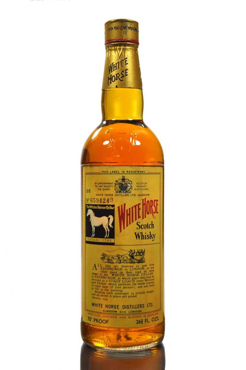 White Horse 70 Proof - circa 1970