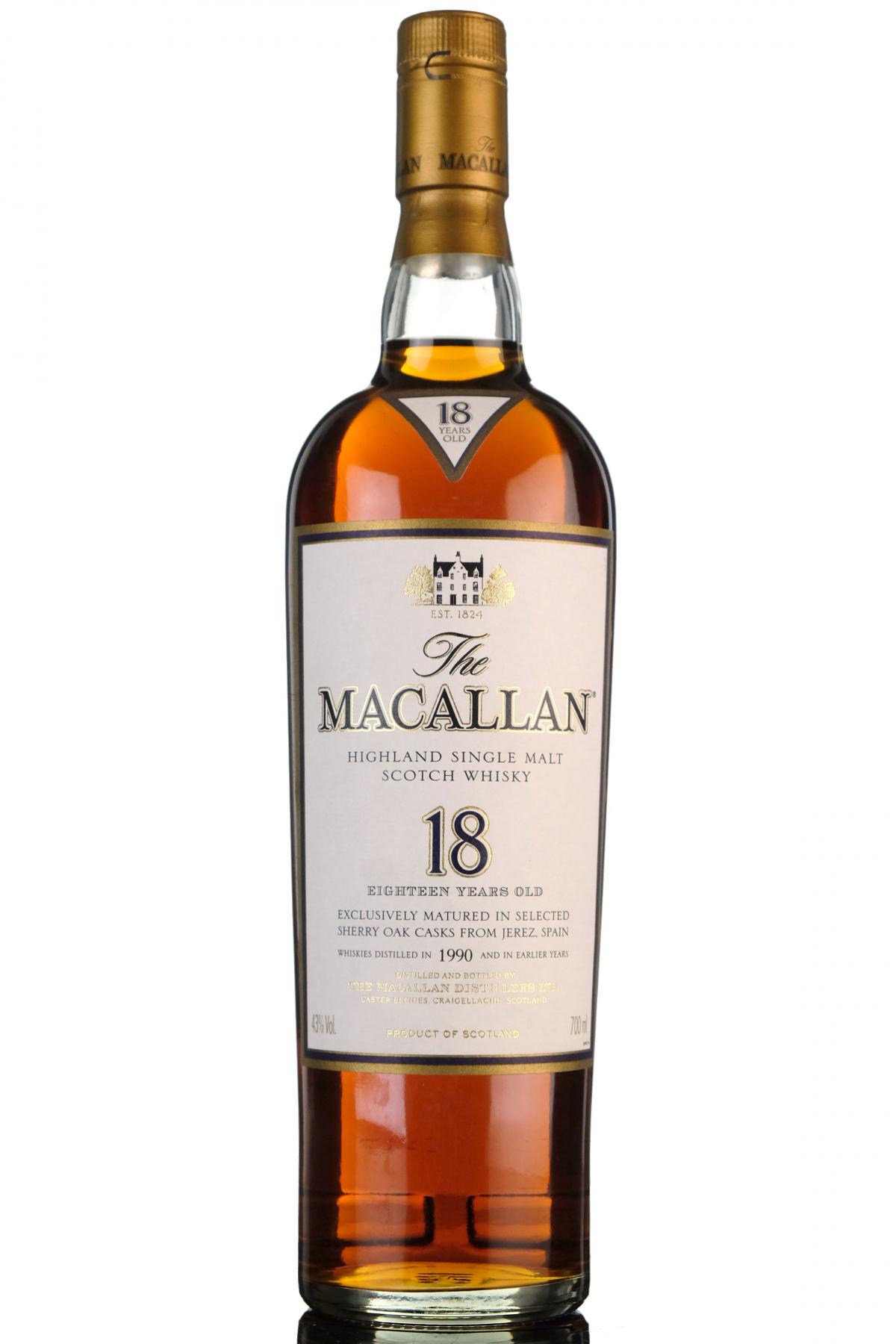 Macallan 1990 - 18 Year Old