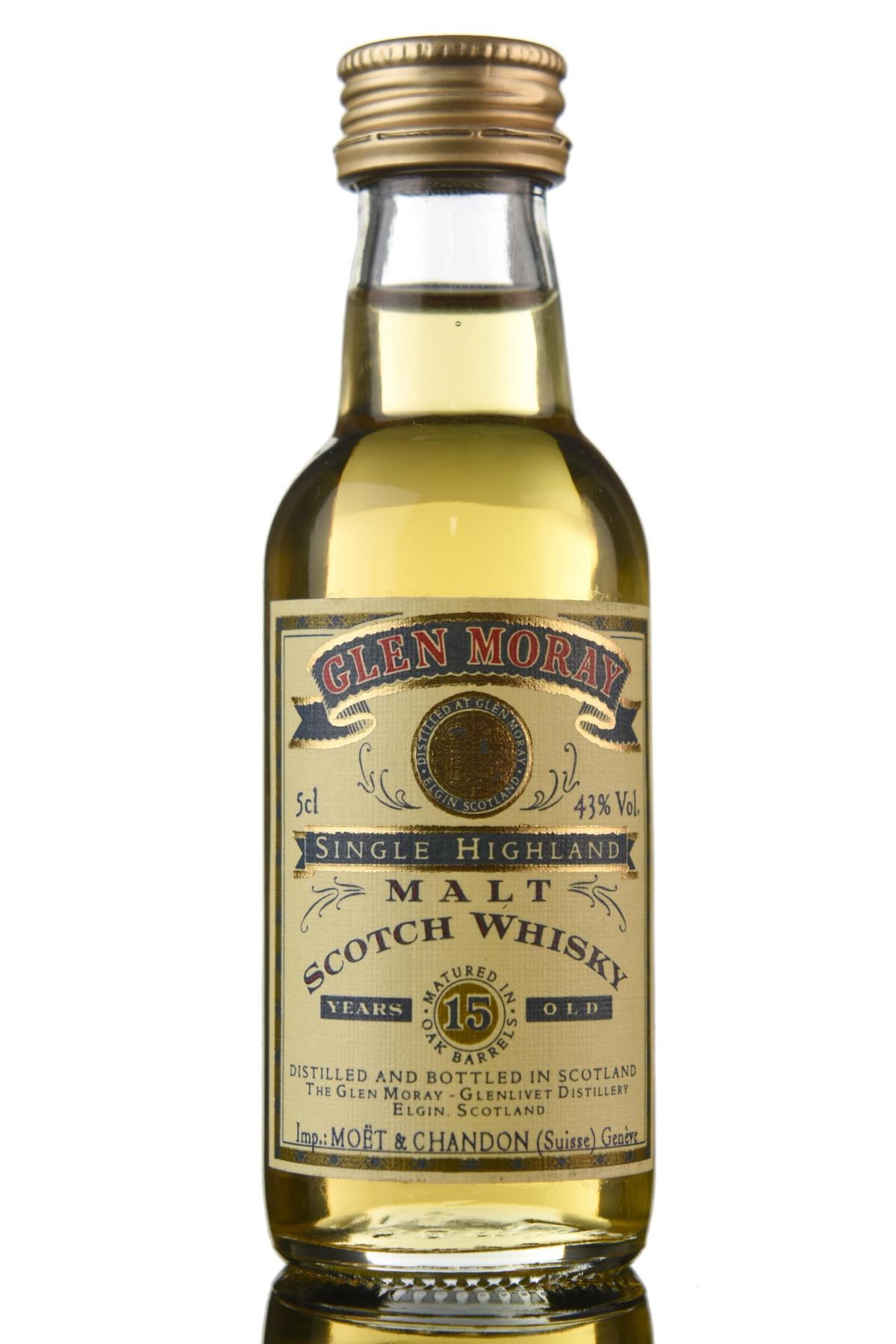 Glen Moray 15 Year Old Miniature
