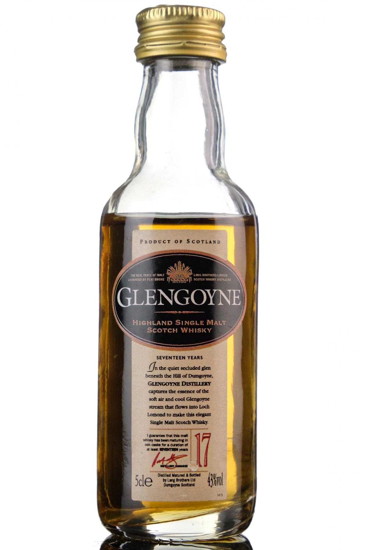 Glengoyne 17 Year Old Miniature