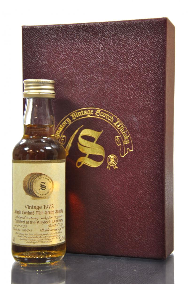 Killyloch 1972-1994 - 22 Year Old - Signatory Vintage - Single Cask 206413 - Miniature