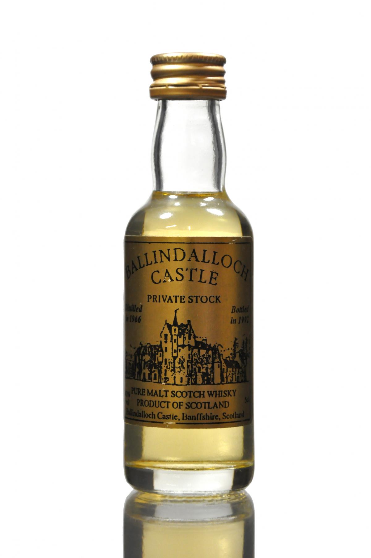 Ballindalloch Castle 1966 Miniature