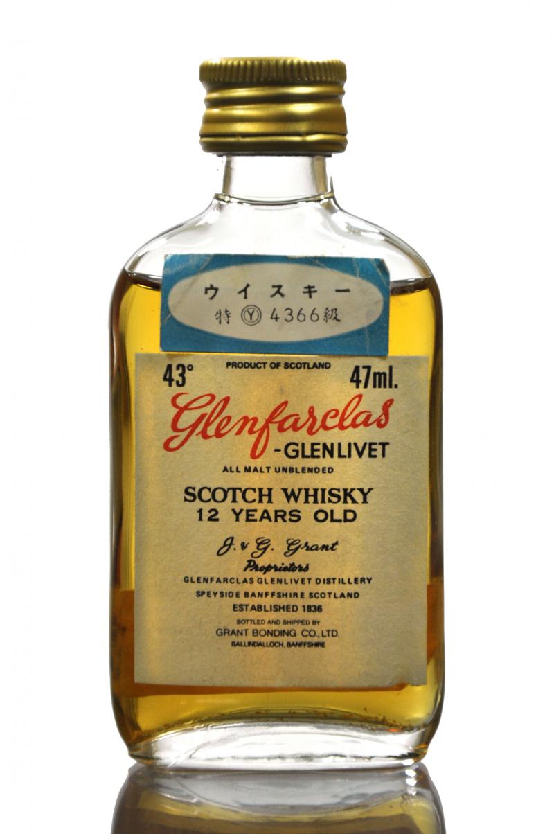 Glenfarclas-Glenlivet 12 Year Old Miniature