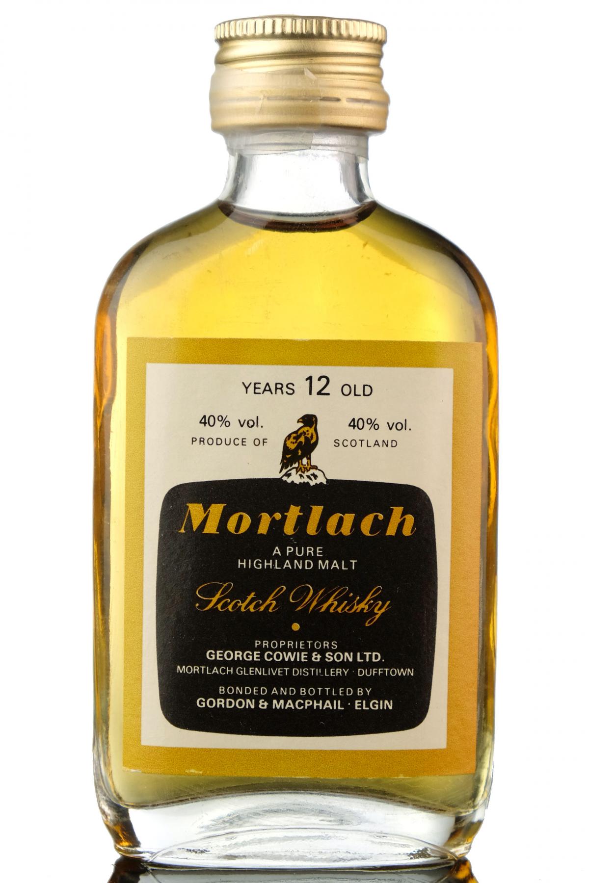 Mortlach 12 Year Old - Gordon & MacPhail Miniature