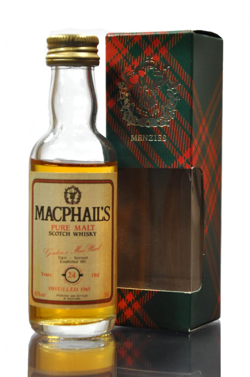 Macphail\'s 1965 - 24 Year Old - Gordon & MacPhail Miniature