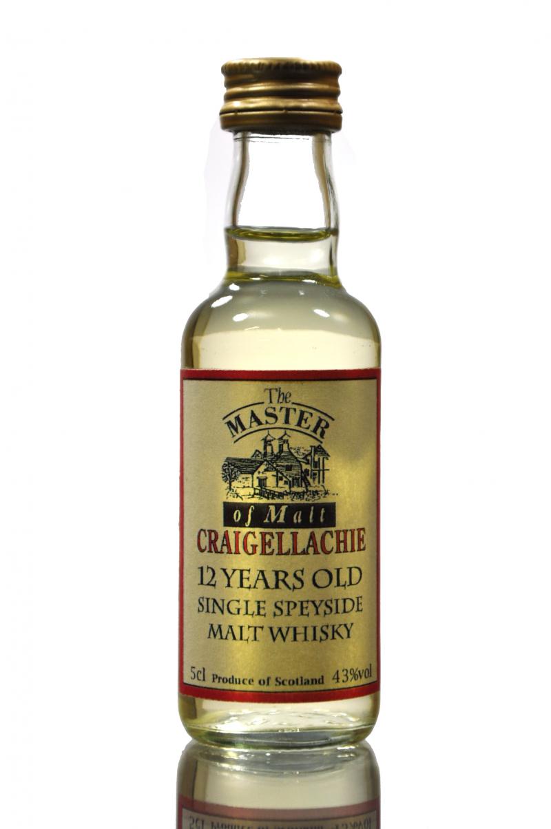 Craigellachie 12 Year Old - Master Of Malt Miniature