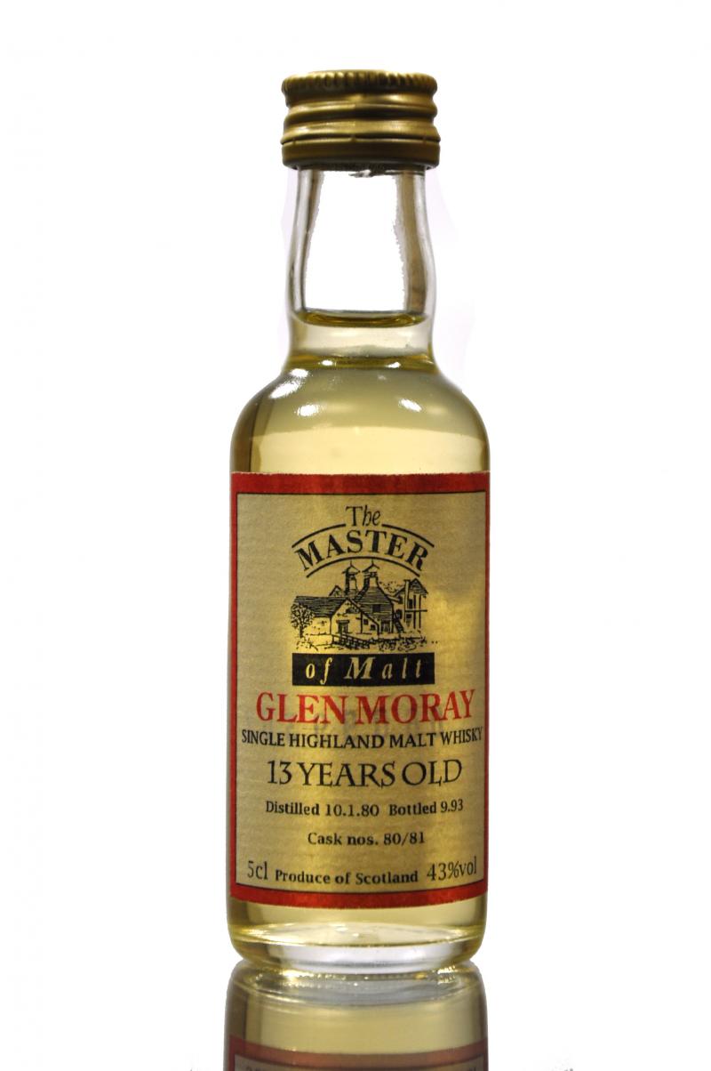 Glen Moray 1980 - 13 Year Old - Master Of Malt Miniature