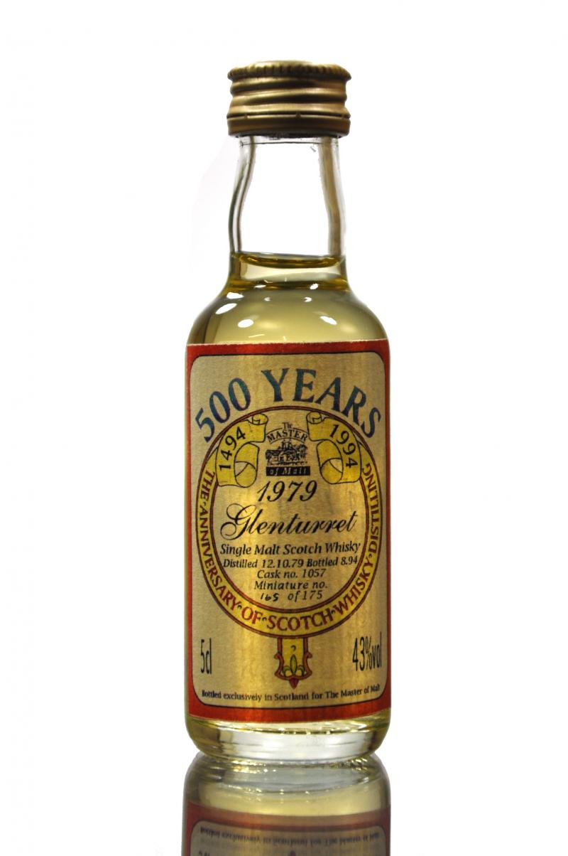Glenturret 1979 - 500 Year Anniversary - Master Of Malt Miniature