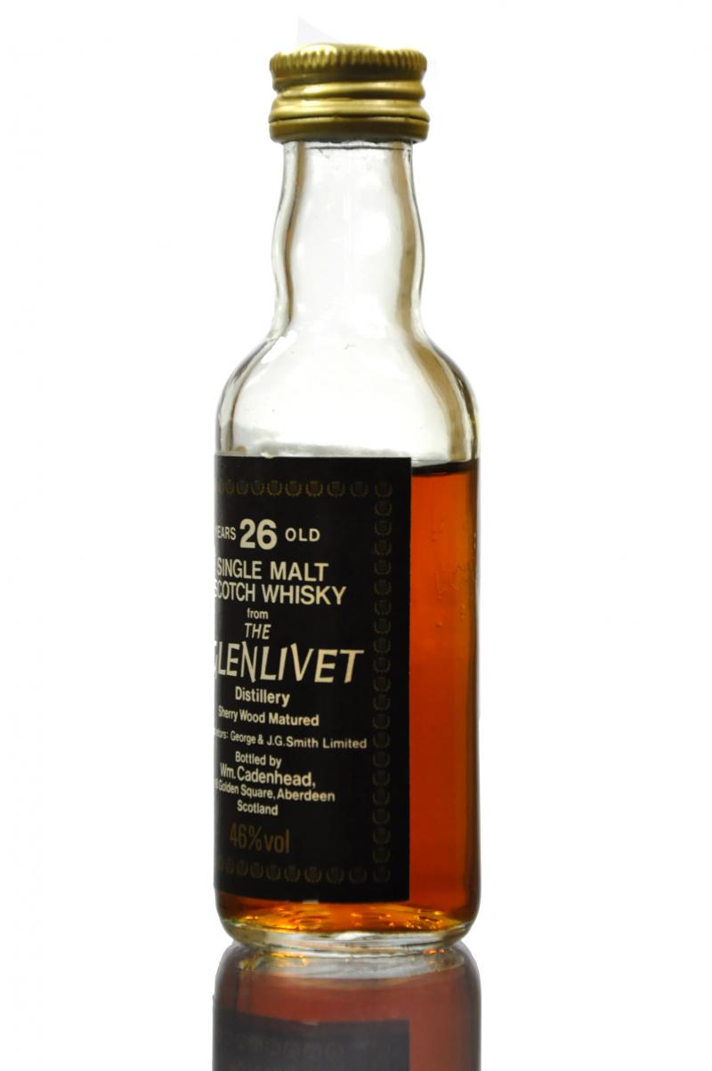 Glenlivet 26 Year Old - Cadenhead Miniature