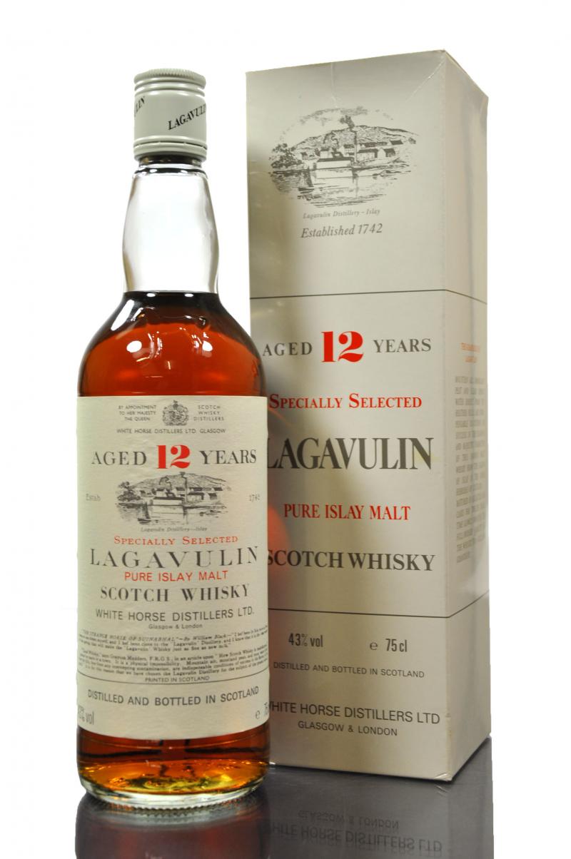 Lagavulin 12 Year Old - White Horse - Early 1980s