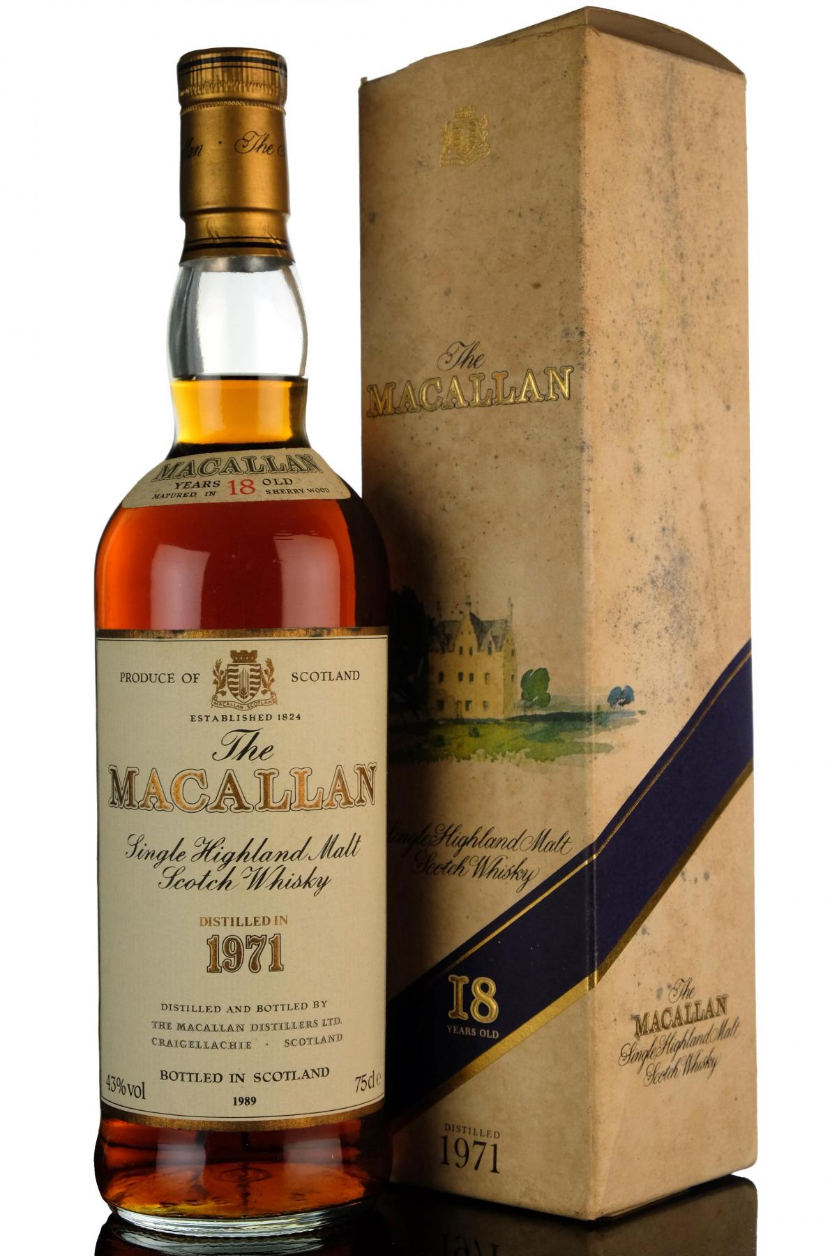 Macallan 1971-1989 - 18 Year Old