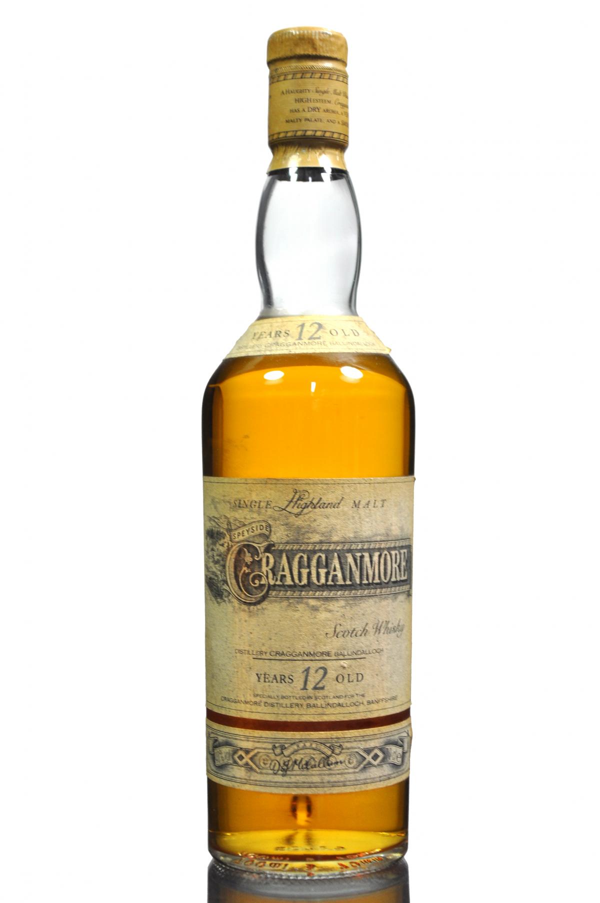 Cragganmore 12 Year Old - 1990s