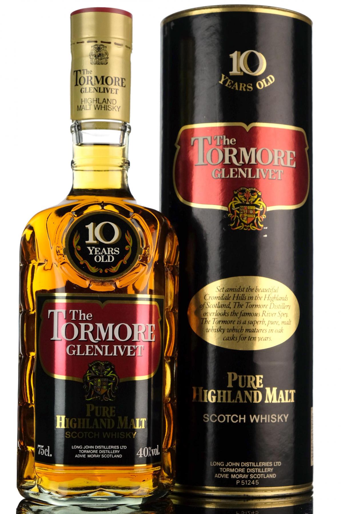 Tormore-Glenlivet 10 Year Old - 1980s