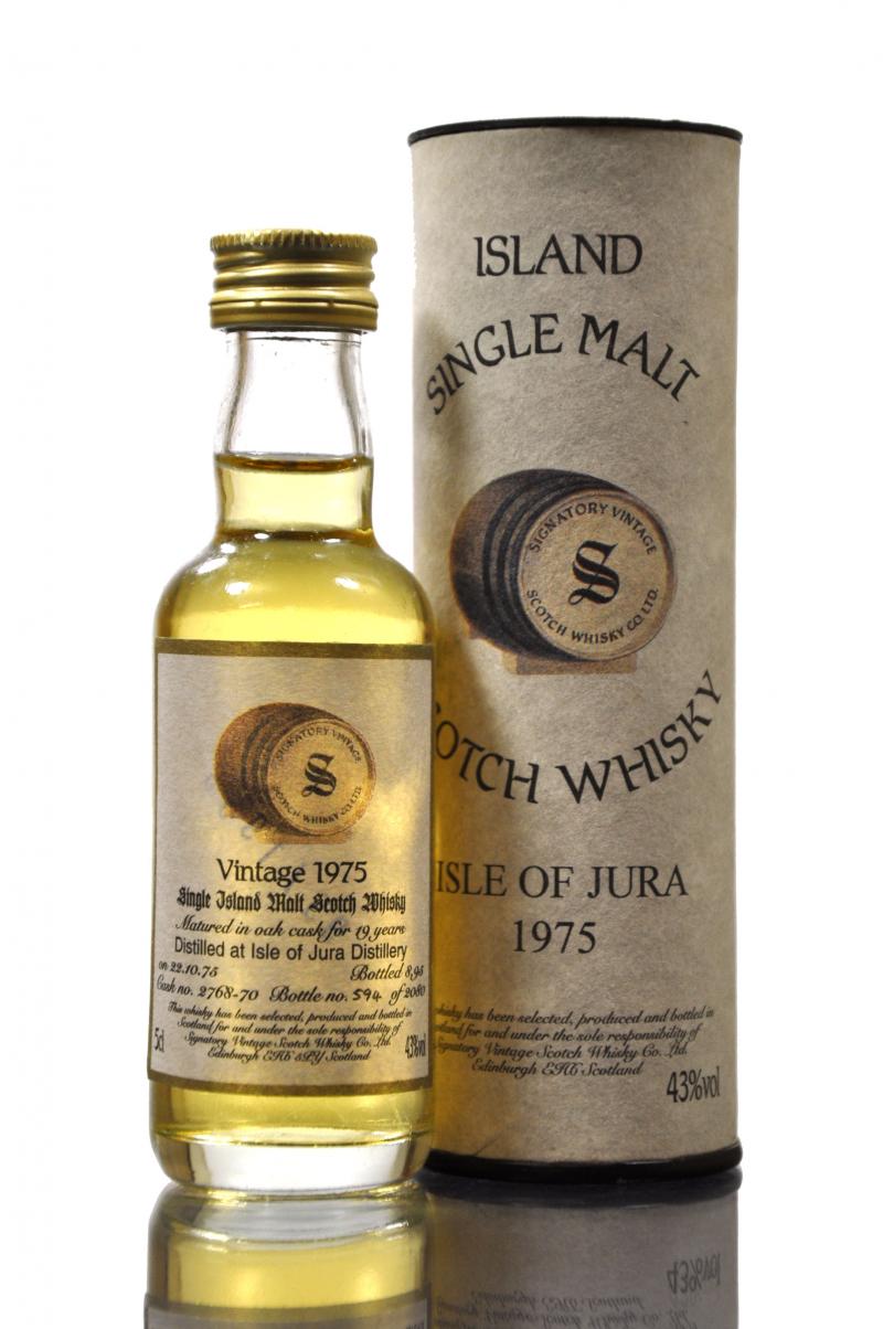 Isle Of Jura 1975 - 19 Year Old - Signatory Vintage Miniature