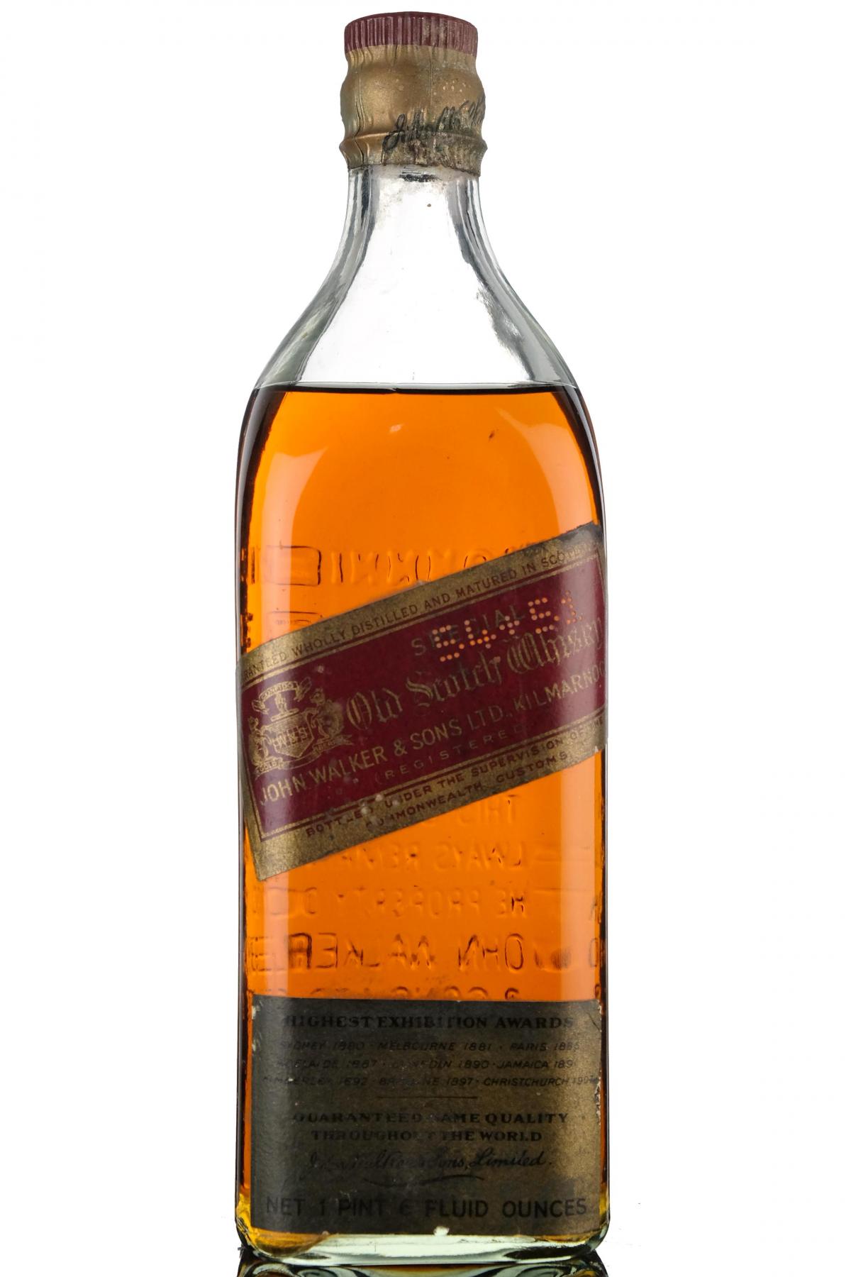 Johnnie Walker Red Label Circa 1940s