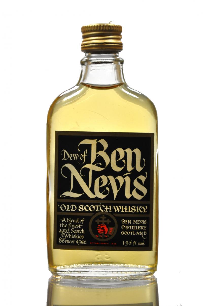 Dew of Ben Nevis  - Blended Scotch Whisky - 86 Proof - Miniature
