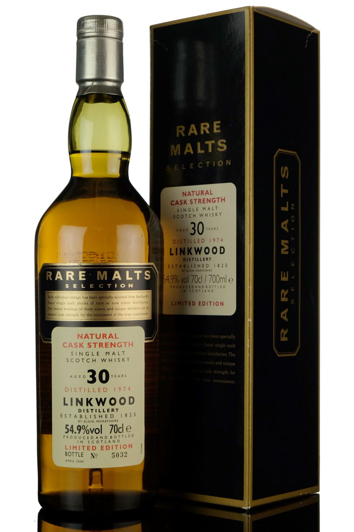 Linkwood 1974-2005 - 30 Year Old - Rare Malts 54.9%