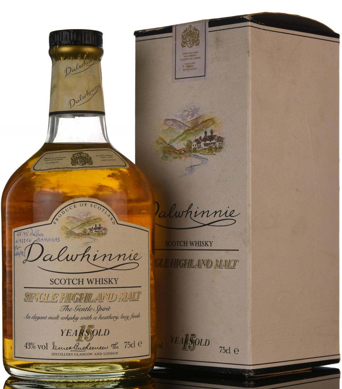 Dalwhinnie 15 Year Old - 1990s